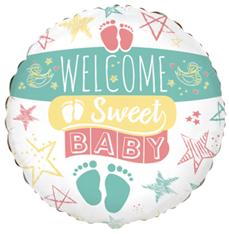 Μπαλόνι Φοιλ 18 Welcome Sweet Baby / 45 εκ- Ασυσκεύαστο