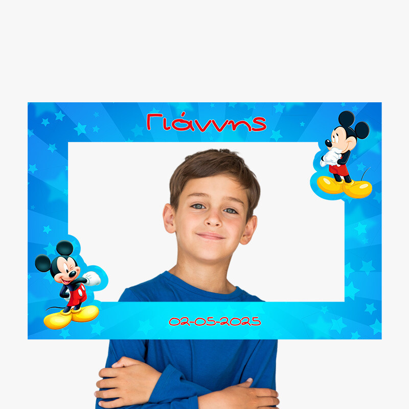 Κάδρο Photobooth Mickey για φωτογραφίες/ 60cm*40cm