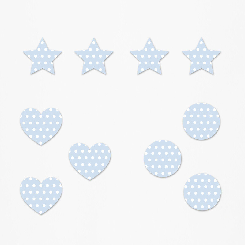 Ξύλινα διακοσμητικά Γοργόνα Pattern mix/ 10τμχ(2cm)
