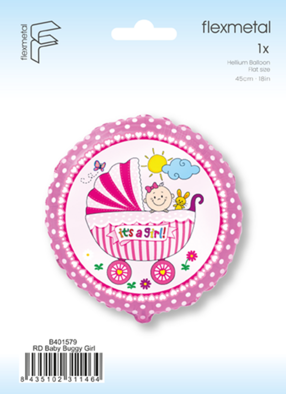 Μπαλόνι Φοιλ 18 Buggy Girl  / 46 εκ - Συσκευασμένο
