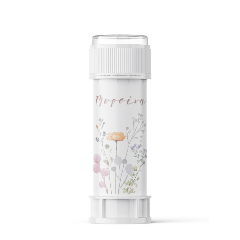 Σαπουνόφουσκες με όνομα Floral Pastel