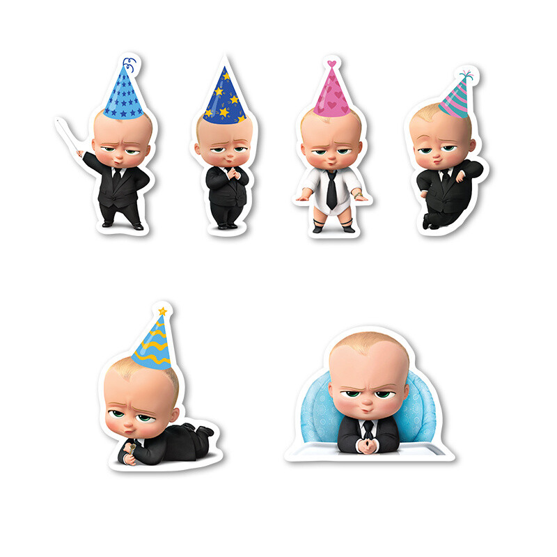 Αυτοκόλλητα Baby Boss 5cm / 8τμχ