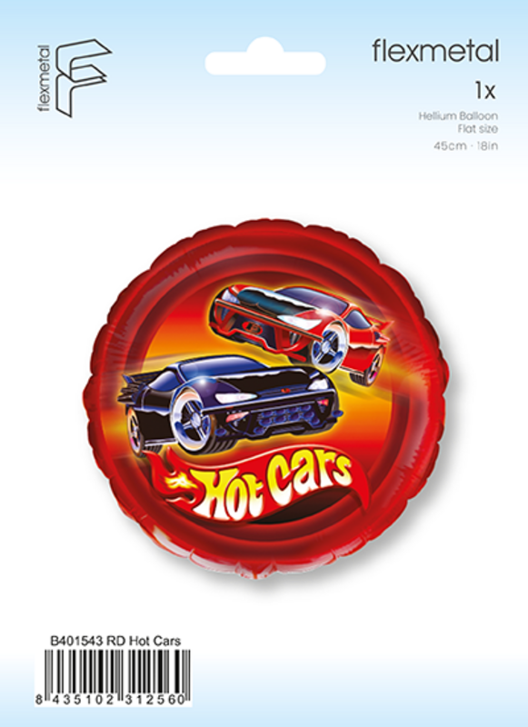 Μπαλόνι Φοιλ 18 Hot Cars/ 46 εκ - Αυτοκίνητο - Συσκευασμένο