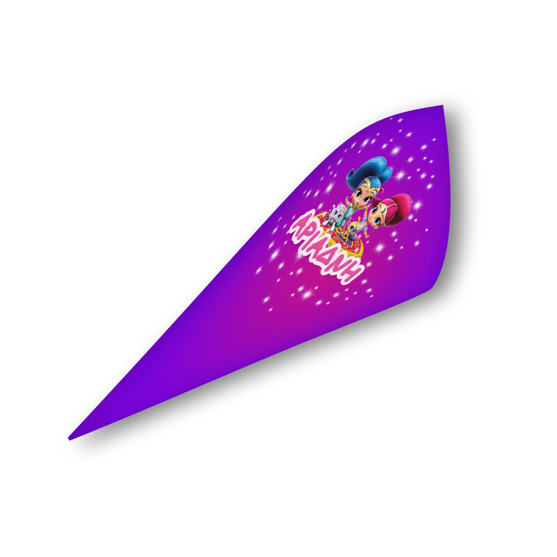 Χωνάκια για ζαχαρωτά με όνομα Shimmer & Shine