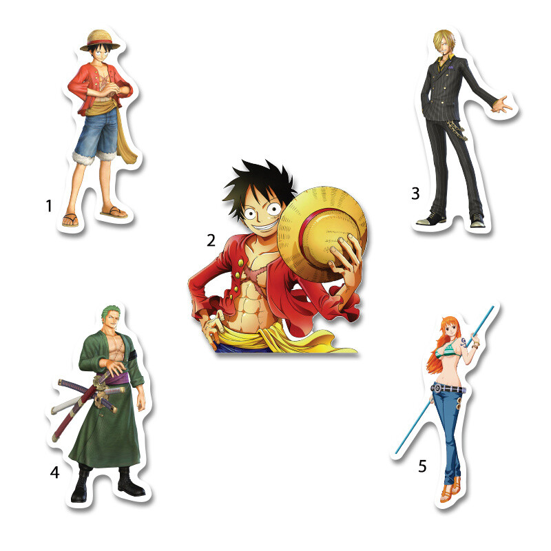 Διακοσμητική φιγούρα One Piece 10cm Ξύλινη/1τμχ