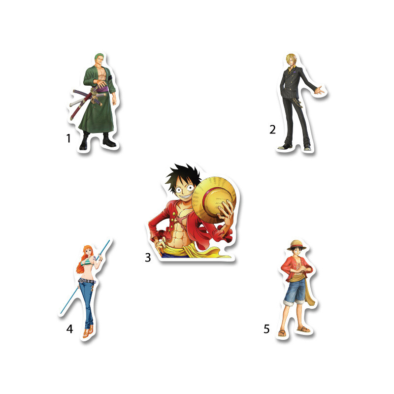 Διακοσμητική φιγούρα One Piece 5cm Ξύλινη/1τμχ