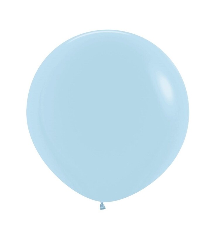 Μπαλόνια λατεξ 24 Σιελ  / 10 τεμ - Pastel Matte Blue